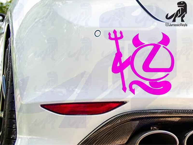 Devil Horns, Tail and Trident Lexus