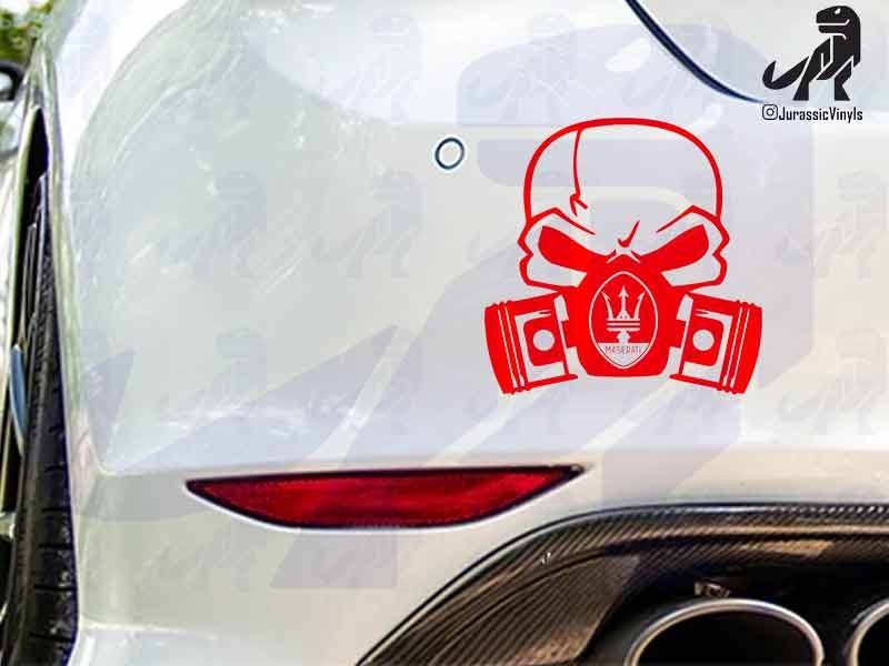Skull and Pistons Maserati