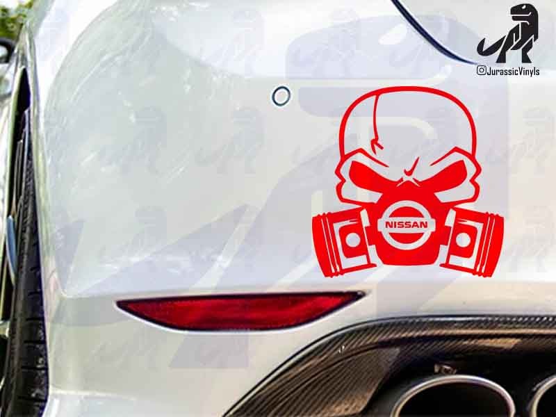 Skull and Pistons Nissan
