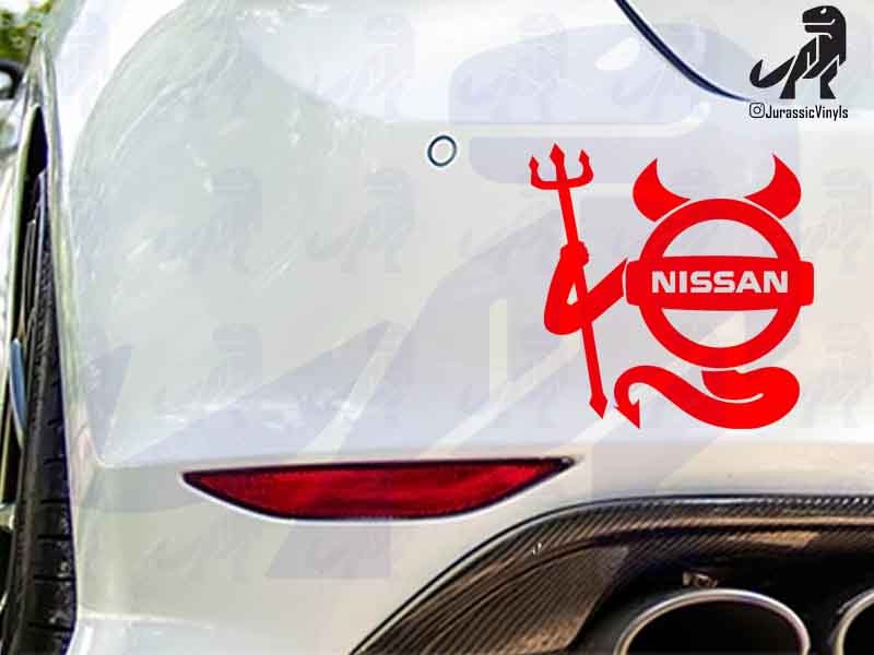 Devil Horns, Tail and Trident Nissan