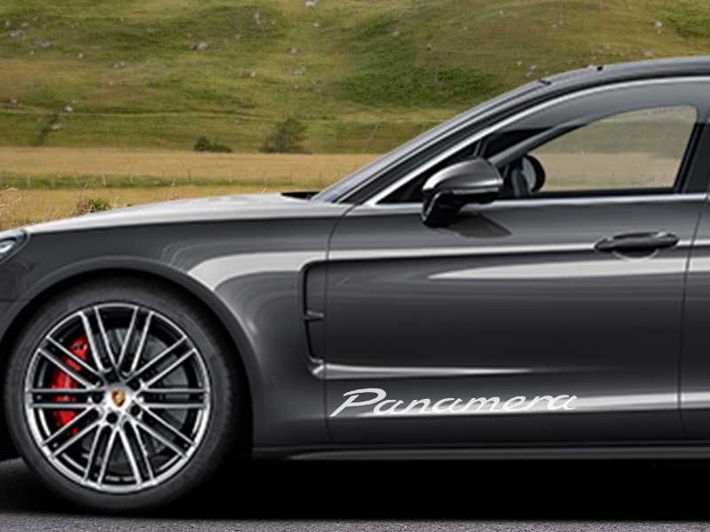 Porsche Panamera 2x Door Stickers