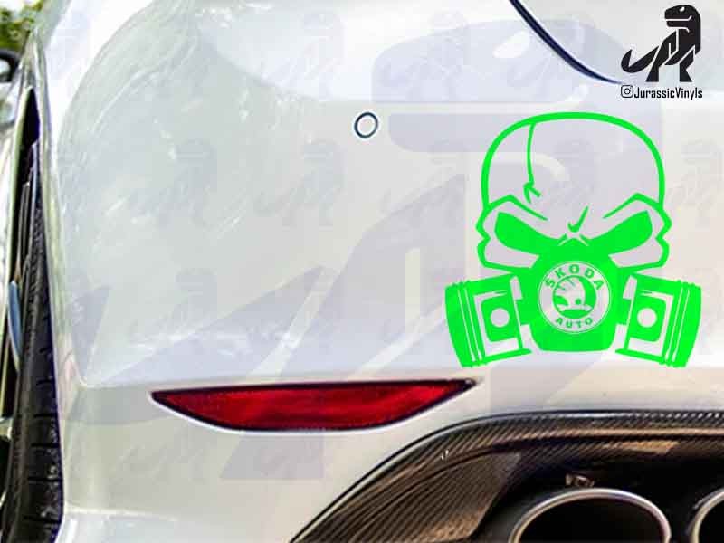 Skull and Pistons Skoda