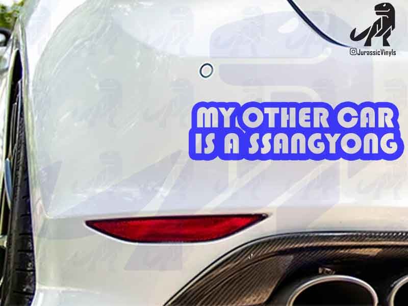 My Other Car is a SsangYong