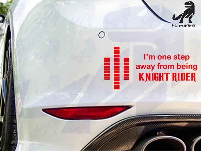 Im one step away from being Knight Rider