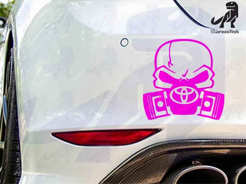 Skull and Pistons Toyota