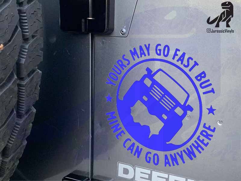 Yours can go fast mine can go anywhere