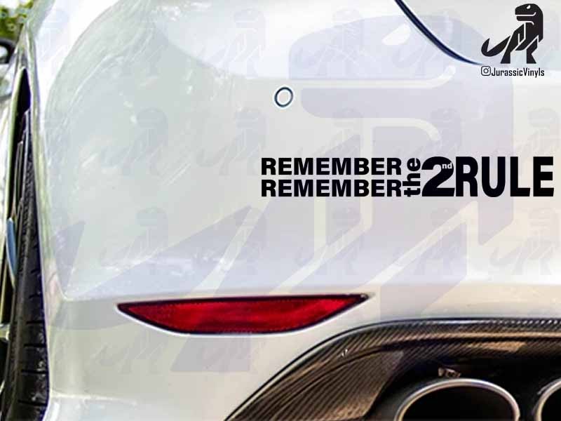 Remember Remember the 2 Sec Rule