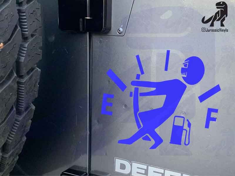 Angry Empty Fuel Indicator