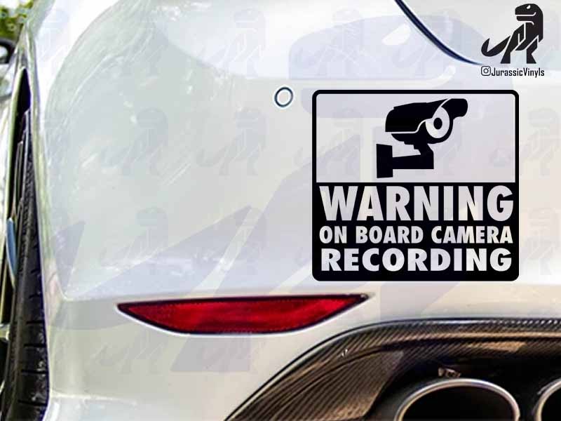 Warning On Board Camera Recording