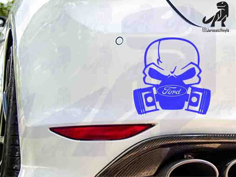 Skull and Pistons Ford