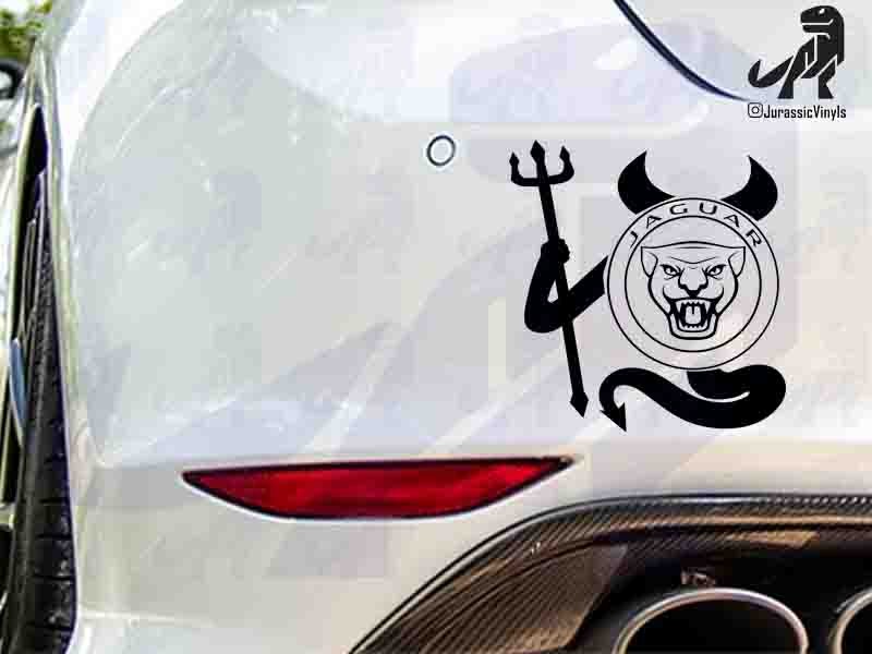 Devil Horns, Tail and Trident Jaguar