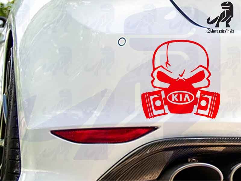 Skull and Pistons Kia