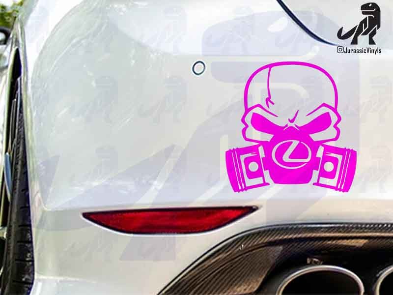 Skull and Pistons Lexus